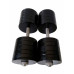 Лавка для жиму RN-Sport Black Rock + Гантелі набірні по 50 кг (сталь) з порошковим фарбуванням